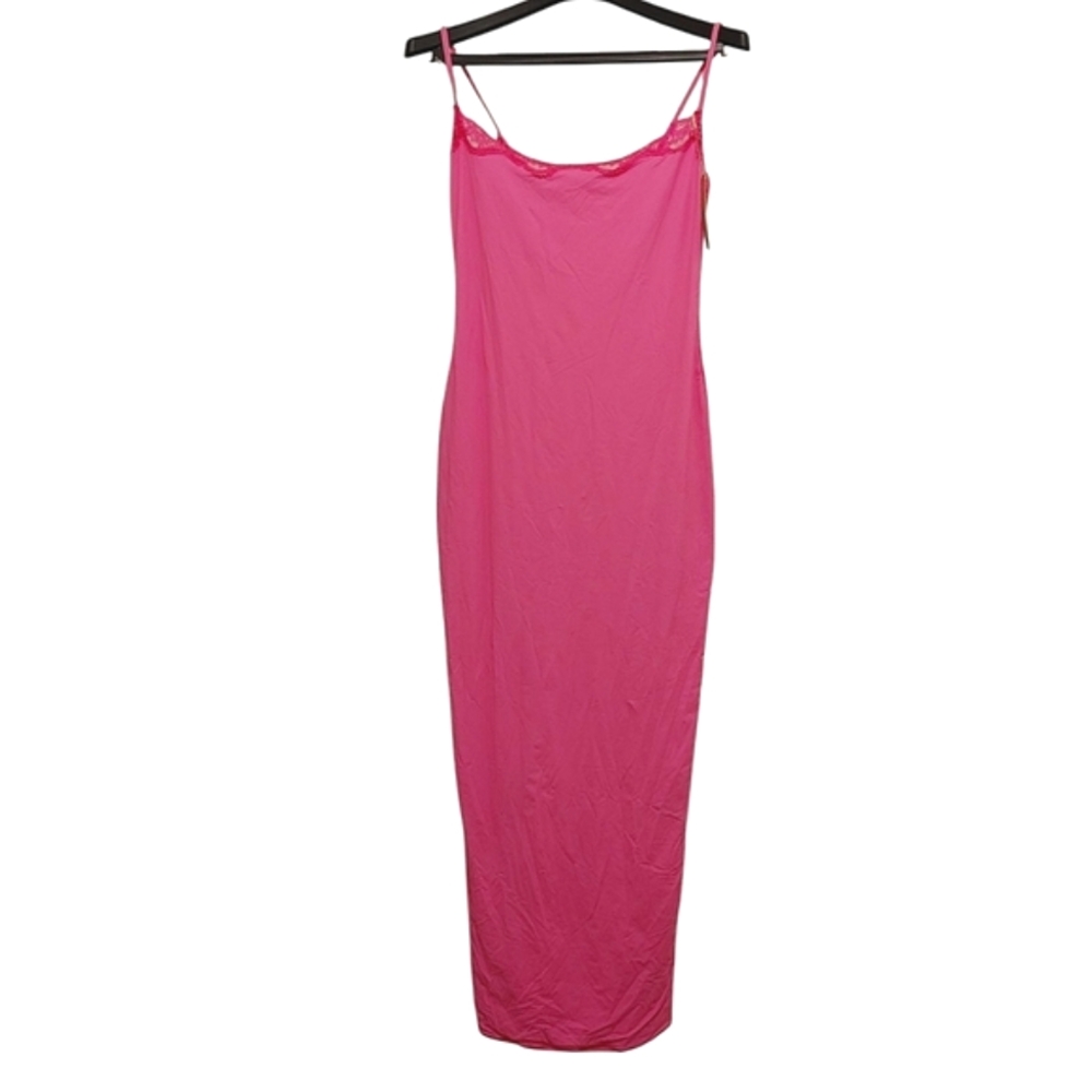 SKIMS Fits Everybody Lace Long Slip Dress - Picture 4 of 16